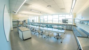 The state-of-the-art biology lab at Wilmington University Brandywine