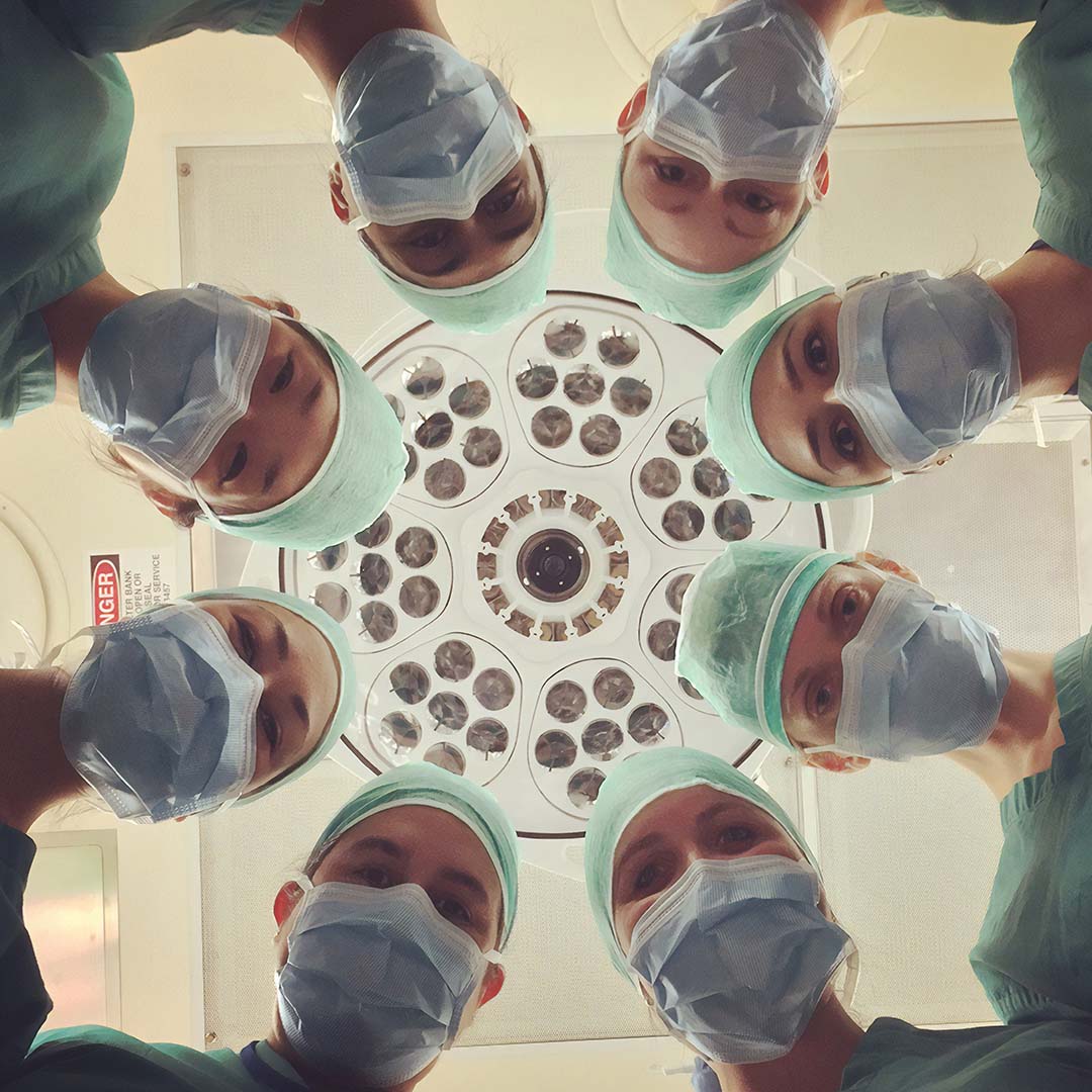Doctors in masks