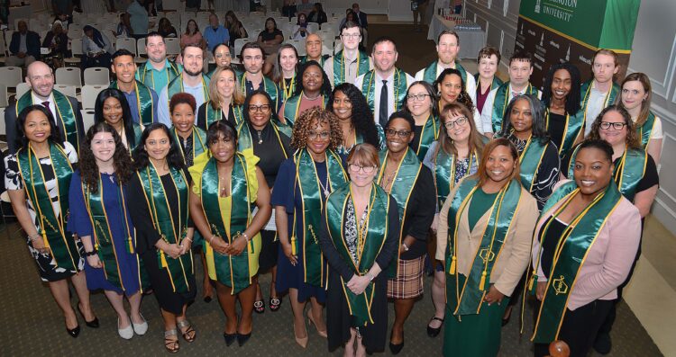 WilmU Sigma Beta Delta ceremony