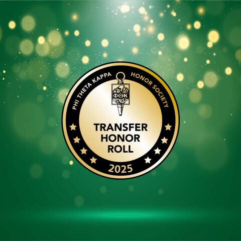 PTK Transfer Honor Roll 2025 Badge.