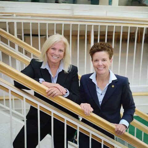 Col. Melissa Zebley and Maj. Laura O'Sullivan