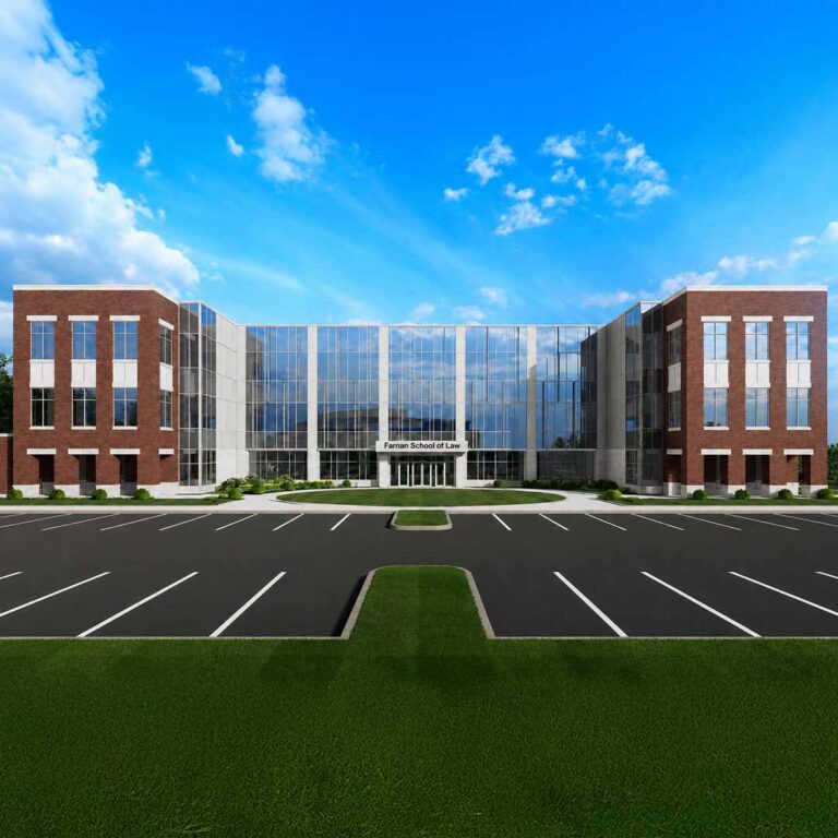Farnan School of Law building.