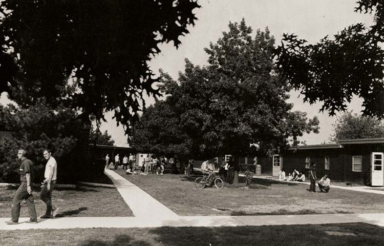 students on campus.