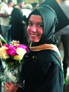 Esra at graduation