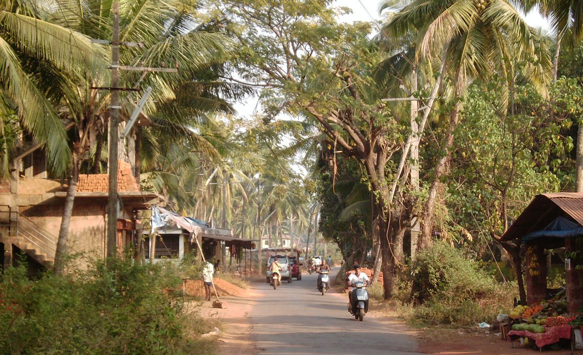 The village of morjim goa
