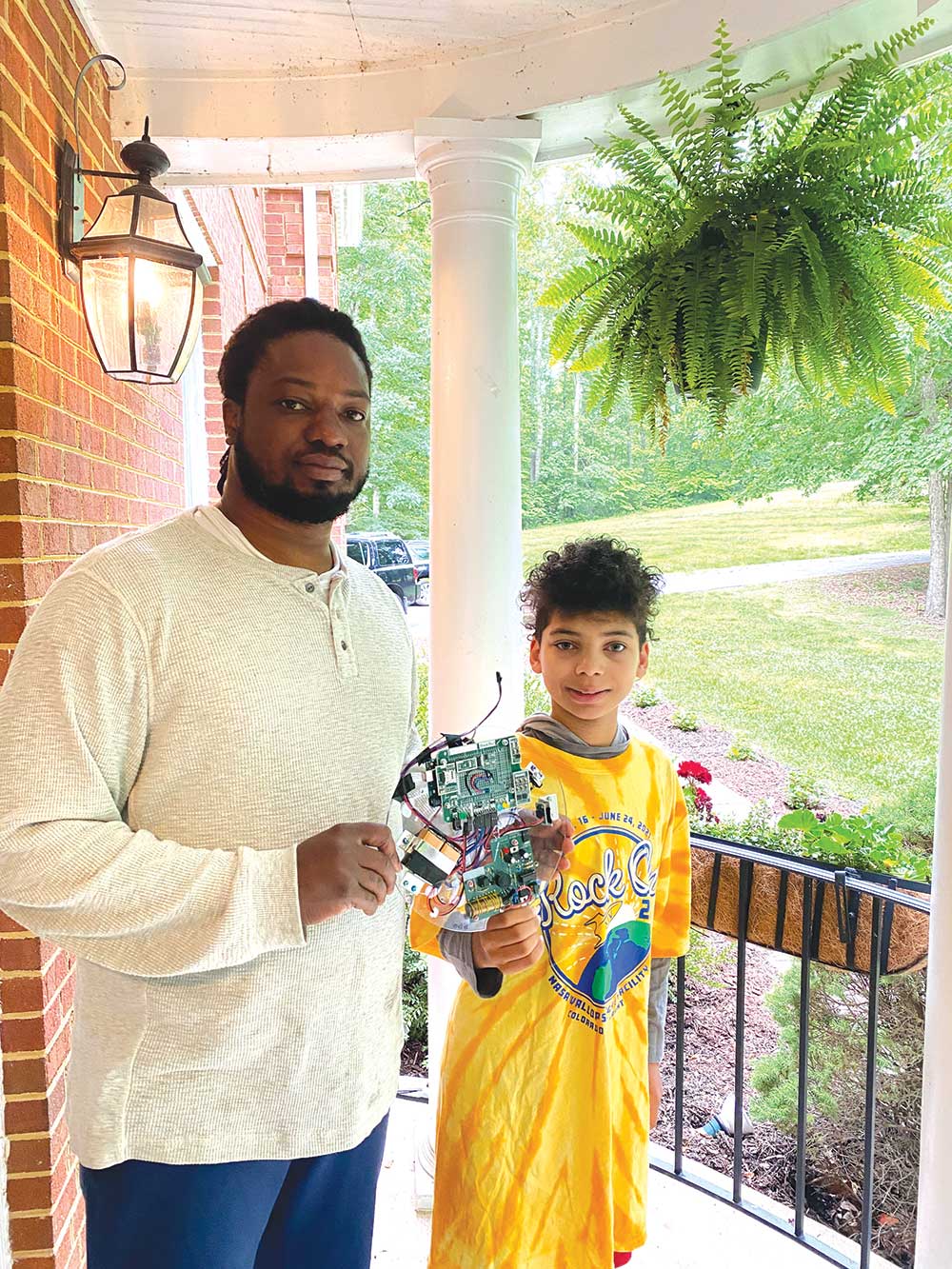 Dr. Milton Muldrow and his son William