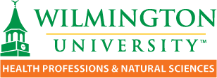 Wilmington University College of Health Professions and Natural Sciences logo.