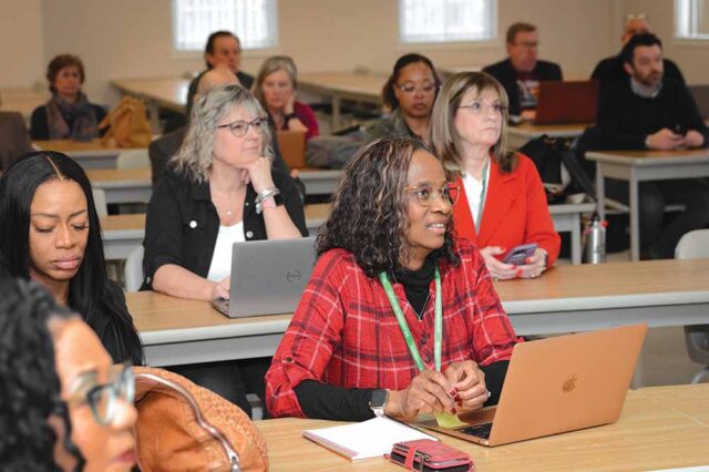 Conference on Teaching Excellence attendees.